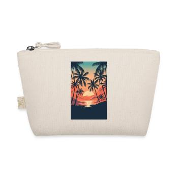 beach palm sea - Organic Pouch - nature - Front