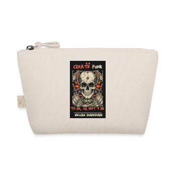 Skull poster to be or not - Organic Pouch - nature - Front