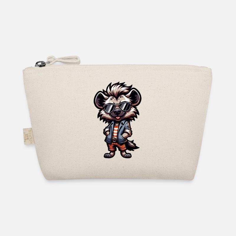 Conception de dessin animé de bande dessinée hyène cool Trousse biologique