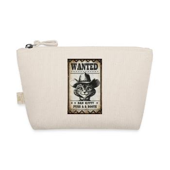 Poster poster bad cat wanted vintage - Organic Pouch - nature - Front