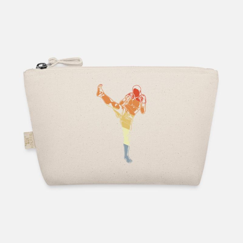 Vintage Kickbox Mädchen Bio-Täschchen