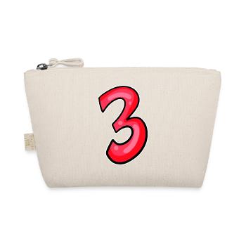 Trois - 3 - Numéro 3 - Numéro 3 - Trousse biologique - nature - Devant