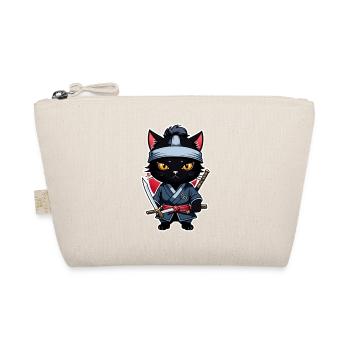 chat ninja - chaton samourai - Trousse biologique - nature - Devant