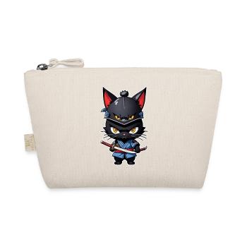 chat ninja - chaton samourai - Trousse biologique - nature - Devant