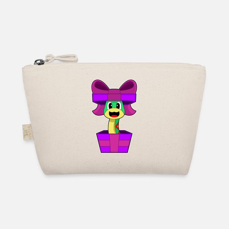 Snake Christmas Package Organic Pouch