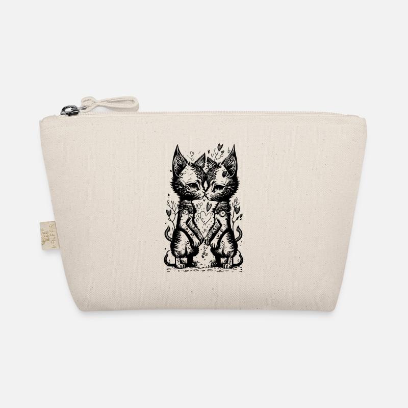 STRANGE CATS - chats qui s’embrassent Trousse biologique