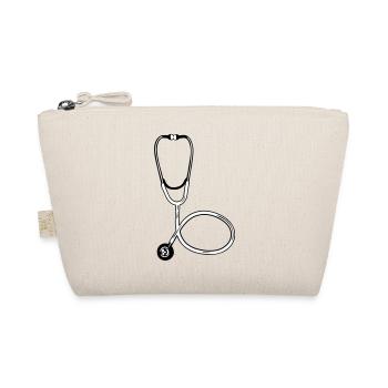Doctor Stethoscope Symbol Medical Hear Expertise - Organic Pouch - nature - Front