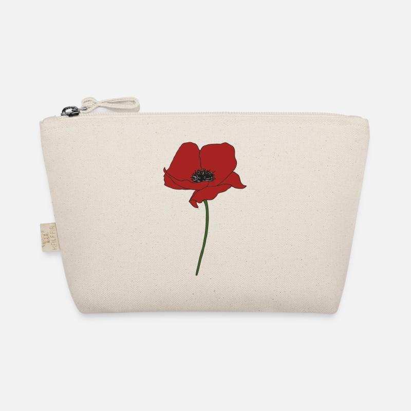 mohnblume Bio-Täschchen