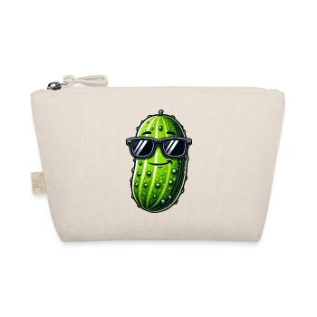 Cool Cucumber Sunglasses Summer Pickle Fruit - Organic Pouch - nature - Front