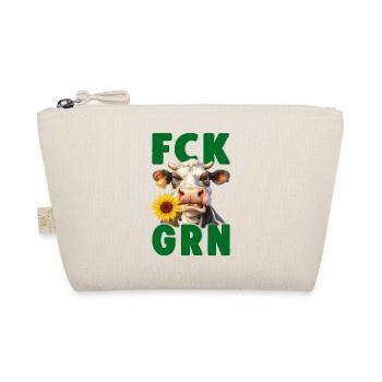 FCKGRN FCK GRN Sticker - Bio-Täschchen - Natur - Vorne