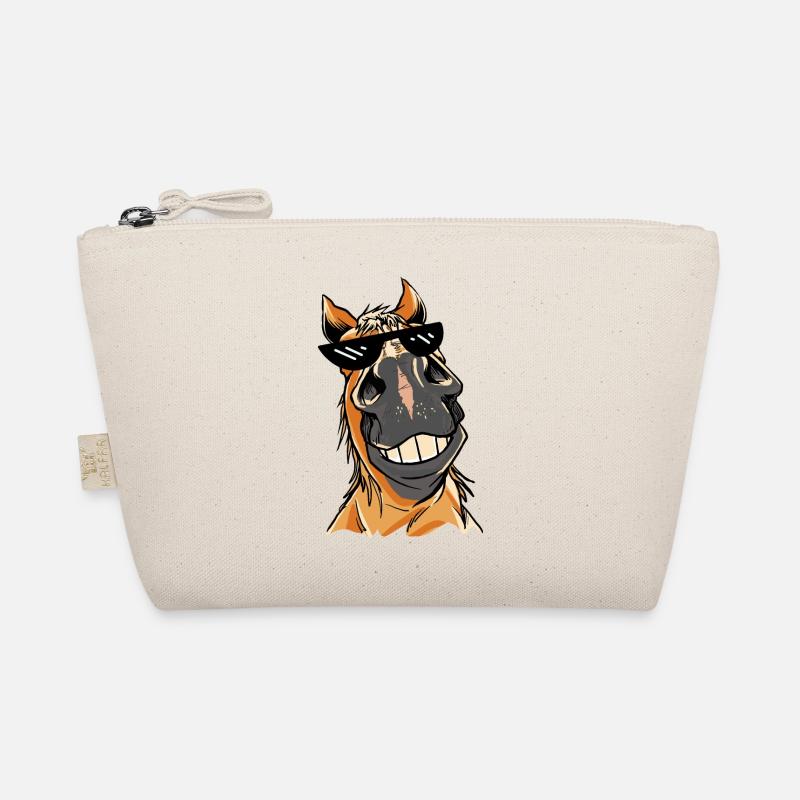 Meme Cheval Chevaux Lunettes De Soleil Trousse biologique