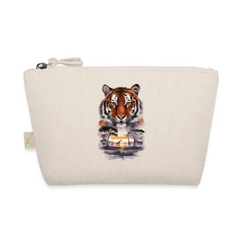 Tiger Paradies Dschungel für einen Tiger - Bio-Täschchen - Natur - Vorne