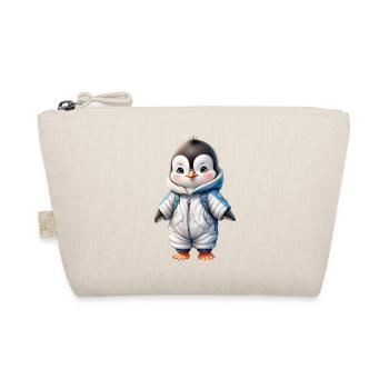 Hiver Mignon Pingouin Retour à l’école - Trousse biologique - nature - Devant