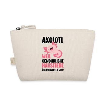 Axolotl - Bio-Täschchen - Natur - Vorne