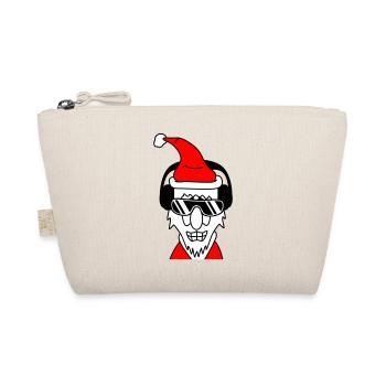 Fête Père Noël Cool Noël Hiver Musique - Trousse biologique - nature - Devant