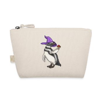 Pinguin Hexe Pilz - Bio-Täschchen - Natur - Vorne