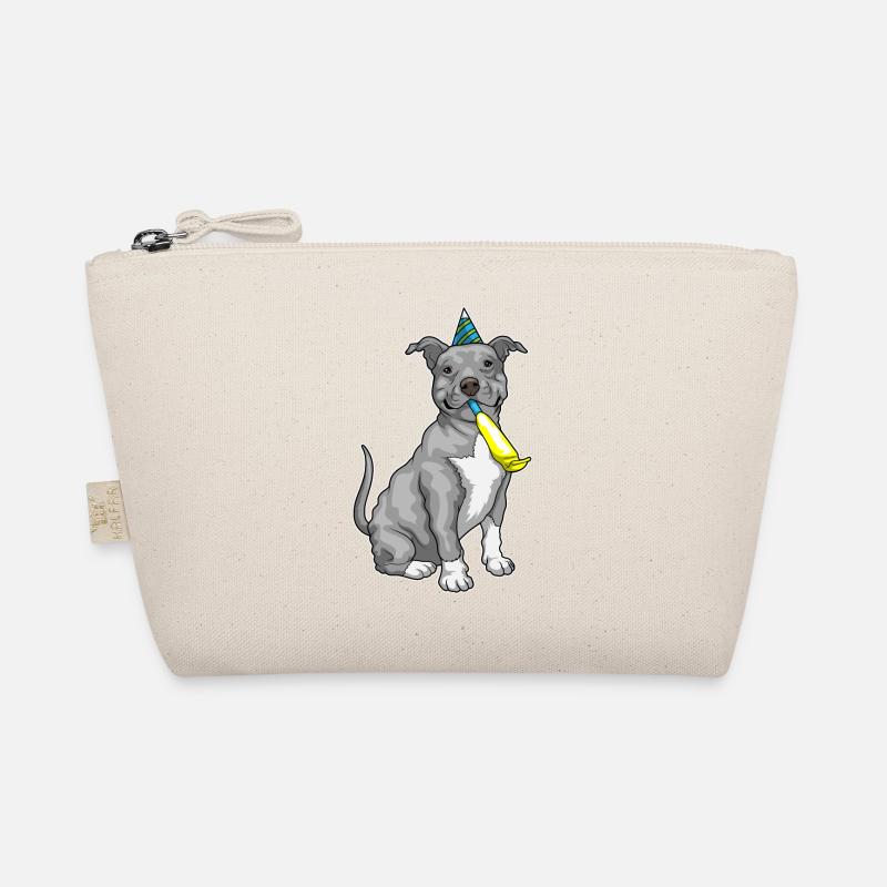 Pitbull Geburtstag Tröte Bio-Täschchen