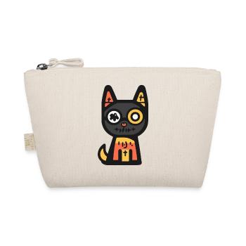 Dog Halloween Zombie - Organic Pouch - nature - Front