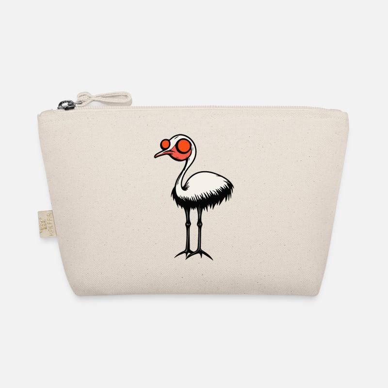 Ostrich Halloween Comic Funny Organic Pouch