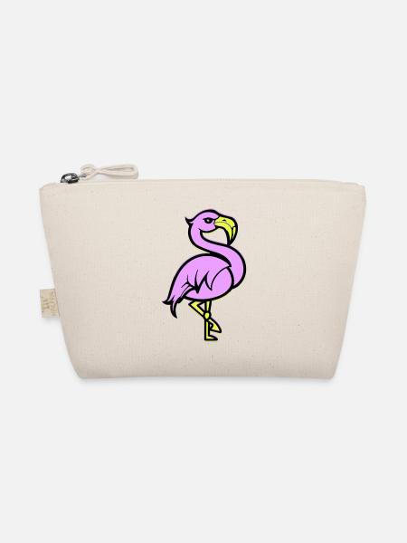 flamingo comic - Bio-Täschchen - Natur