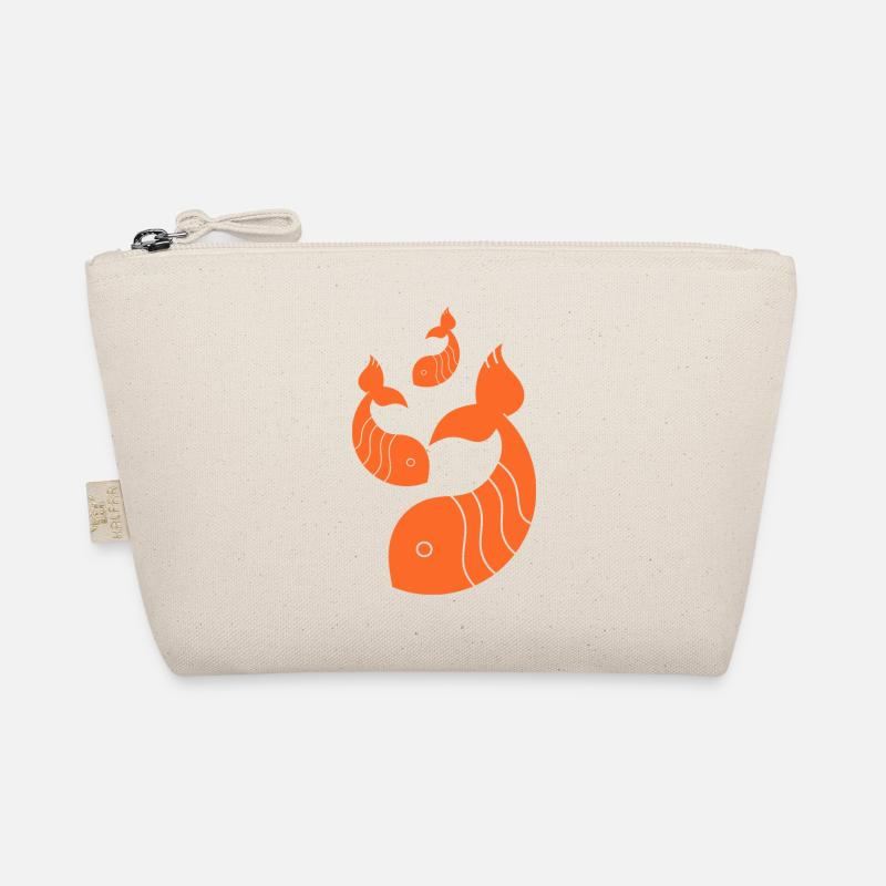 Pisces motif Organic Pouch