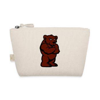 Bear Comic - Organic Pouch - nature - Front