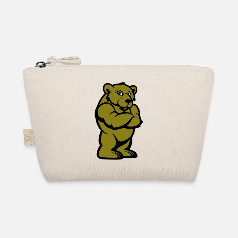 Bear Comic Brown Bear Organic Pouch