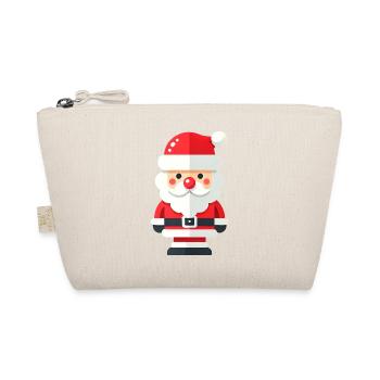 Weihnachtsmann - Bio-Täschchen - Natur - Vorne