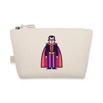 Vampire Halloween Symbol Comic - Organic Pouch - nature - Front