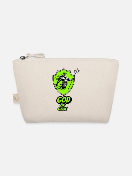 Gott des Geeks - Bio-Täschchen - Natur - Vorne