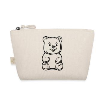 Teddy Bear - Organic Pouch - nature - Front