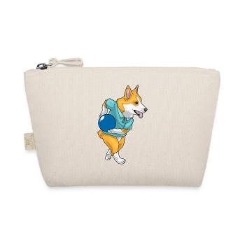 Corgi Bowling Bowling Ball - Organic Pouch - nature - Front