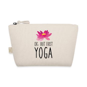 Ok, but first Yoga - Bio-Täschchen - Natur - Vorne