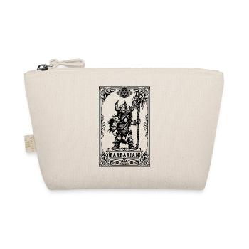 Barbarian RPG Tarot Card chibi - Organic Pouch - nature - Front
