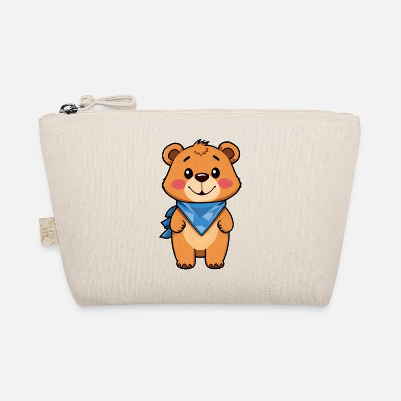 Stilvoller Teddybär Bio-Täschchen