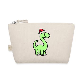 Dinosaure Brontosaure Père Noël - Trousse biologique - nature - Devant