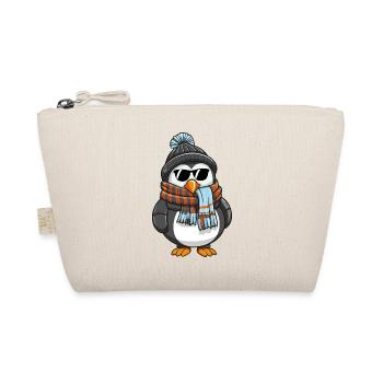 Penguin Comic Winter - Organic Pouch - nature - Front