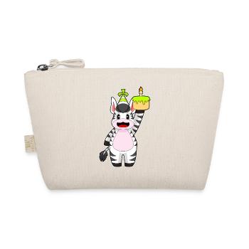 Gâteau d’anniversaire zèbre - Trousse biologique - nature - Devant