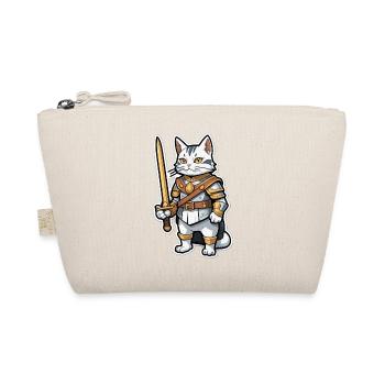Cat Knight Comic - Organic Pouch - nature - Front