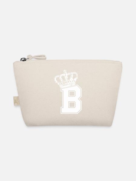 Letter B King - Organic Pouch - nature - Front