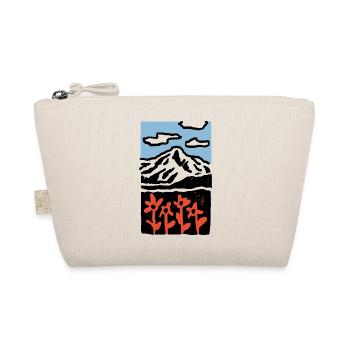 Berge Landschaft Blumen Abstrakt - Bio-Täschchen - Natur - Vorne