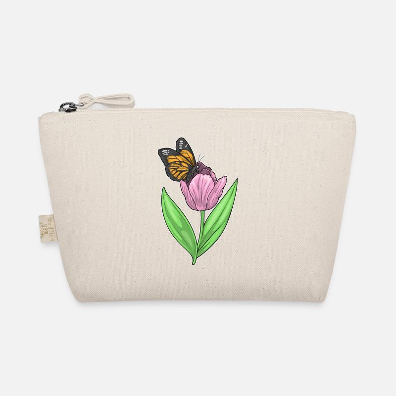 Butterfly Tulip Organic Pouch
