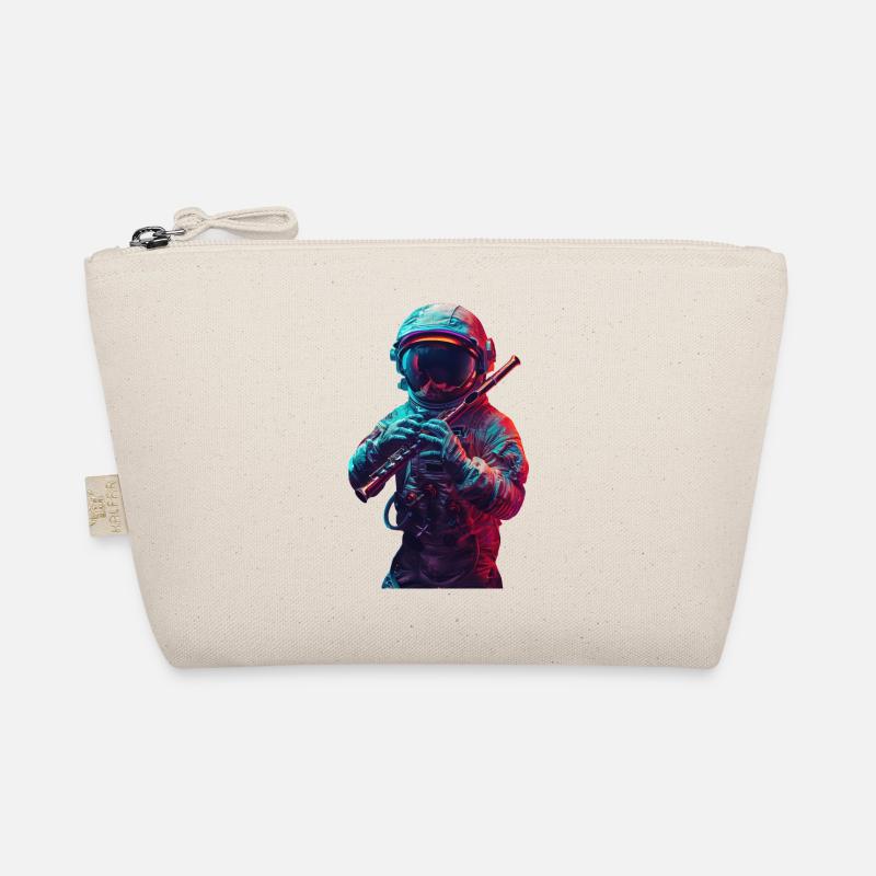 Astronaut Querflöte Bio-Täschchen