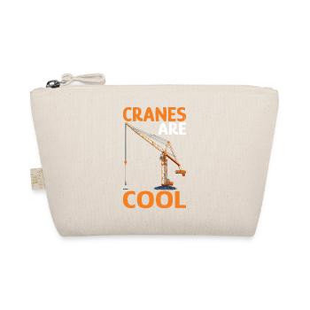 Cranes Are Cool - Bio-Täschchen - Natur - Vorne
