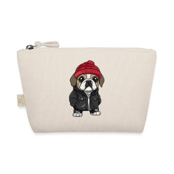 Bulldog chien bande dessinée cool - Trousse biologique - nature - Devant