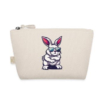 Hase Comic Cool - Bio-Täschchen - Natur - Vorne