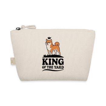 gift idea design dog funny quote Shiba Inu - Organic Pouch - nature - Front