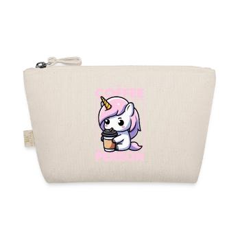 Je suis une licorne de café - Trousse biologique - nature - Devant