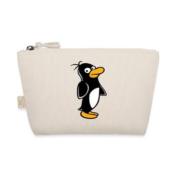 Le pingouin a l’air drôle et prudent sur le côté - Trousse biologique - nature - Devant