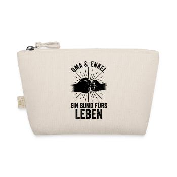 Grandmother Grandson Grandma - Organic Pouch - nature - Front